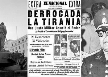Pérez Jiménez y las tres variables de su caída interés petrolero gringo, Pacto de Nueva York con la derecha y la revolución de Fabricio Ojeda