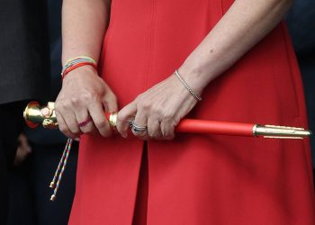 Hijos del presidente Maduro y del Comandante Chávez manifiestan su apoyo a la presidenta (E) Delcy Rodríguez tras ceremonia de entrega de símbolos de mando