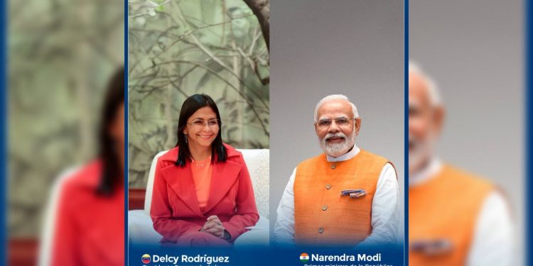 Presidenta Encargada de Venezuela y Primer Ministro de India acuerdan hoja de ruta para relanzar relaciones bilaterales en 2026