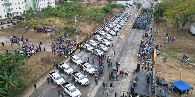 Dotan con patrullas, motos y equipos tecnológicos a 131 Cuadrantes de Paz en los Valles del Tuy