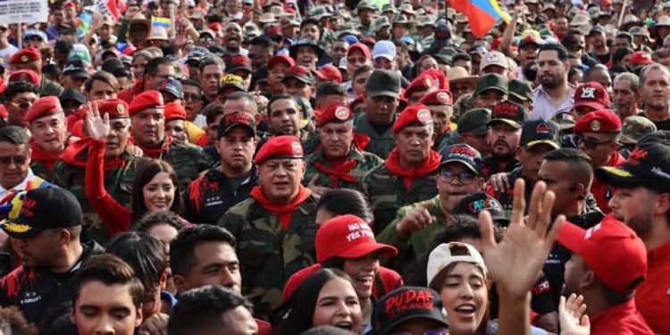 Gran Marcha en Aragua conmemora los 34 años de la Rebelión Cívico-Militar del 1992 y reafirma apoyo al liderazgo nacional