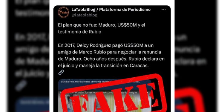 Desmontan «fake news» sobre presunta negociación de salida del presidente Nicolás Maduro en 2017