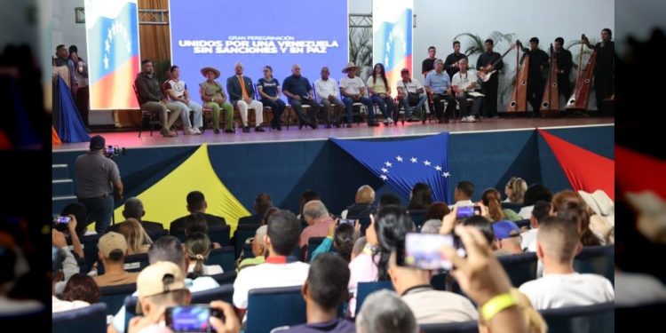 Firmado en Cojedes Acuerdo de Convivencia y Paz con diez sectores sociales como antesala de la peregrinación nacional contra las sanciones