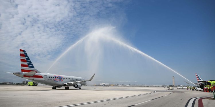 Despega de Miami el primer vuelo directo entre EE. UU. y Venezuela