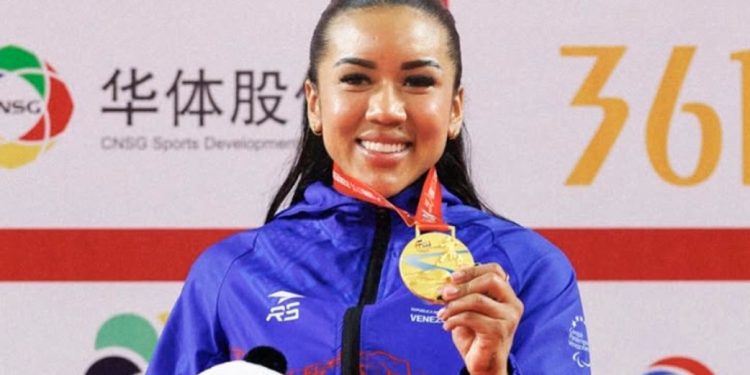 ​¡Imparable! La venezolana Yorgelis Salazar conquista el oro en la Premier League de Karate en China