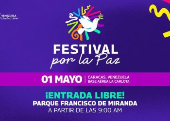 Caracas se une en una sola voz: Festival por la Paz llega a La Carlota este 1° de mayo
