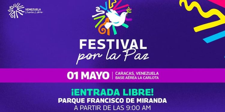 Caracas se une en una sola voz: Festival por la Paz llega a La Carlota este 1° de mayo