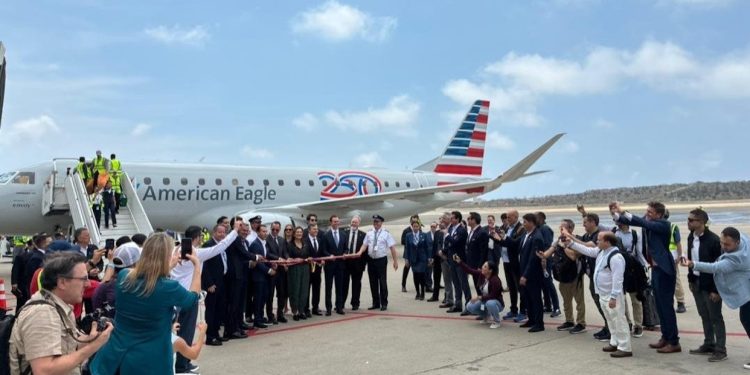 ¡Adiós a las escalas! El primer vuelo Miami-Caracas aterriza en Maiquetía