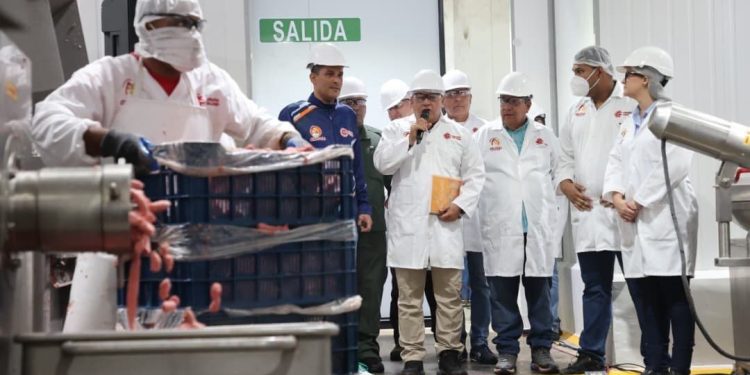 Diosdado Cabello resalta que activación de planta de embutidos Gilgod en Trujillo es ejemplo de “la Venezuela que no se rinde”