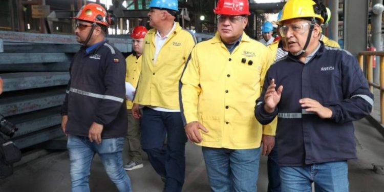 (+Fotos) Cabello inspecciona la Siderúrgica Zuliana (Sizuca) para fortalecer la soberanía económica nacional