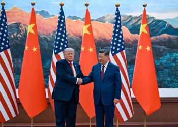 Xi Jinping recibe en Beijing a Donald Trump en visita oficial