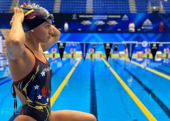 Lismar Lyon: Oro y récord nacional en los 100m mariposa