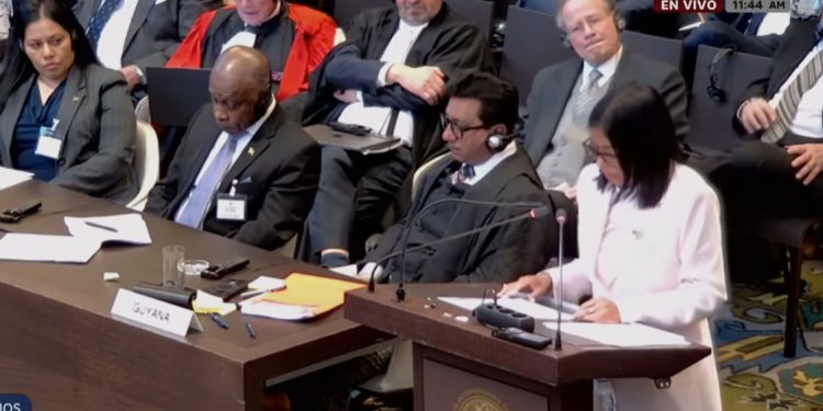 Presidenta (E) Delcy Rodríguez ante la CIJ: “Venezuela no renunciará a su historia ni a sus derechos legítimos sobre el Esequibo”