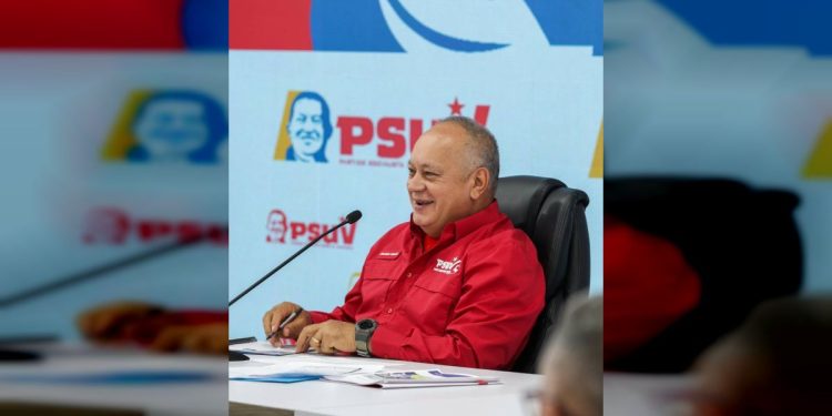 Diosdado Cabello felicita a la presidenta encargada, Delcy Rodríguez, en su cumpleaños