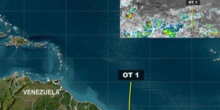Primera onda tropical de la temporada ingresará a Venezuela este 6 de mayo