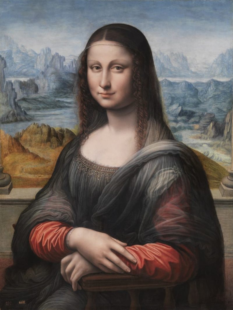 ¡Fuera la mona! 1 La Mona Lisa, o La Gioconda, es un óleo de Leonardo da Vinci (1503-1519) famoso por la enigmática sonrisa de la modelo, identificada probablemente como Lisa Gherardini.