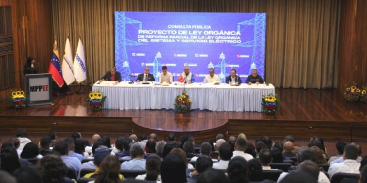 Venezuela inicia consulta pública para la reforma integral del Sistema Eléctrico Nacional