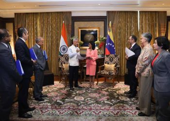 Venezuela y la India afianzan su alianza estratégica: Presidenta (E) se reúne con canciller Hainshantkar 6 Venezuela y la India afianzan su alianza estratégica: Presidenta (E) se reúne con canciller Hainshantkar