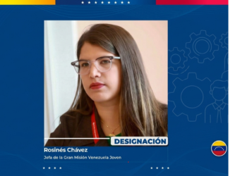 Rosinés Chávez es designada como nueva jefa de la Gran Misión Venezuela Joven