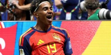 Lamine Yamal hace historia: el octavo goleador más joven de los Mundiales