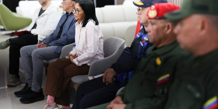 Presidenta (E) Delcy Rodríguez articula esfuerzos de rescate con misiones internacionales