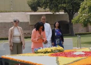 Presidenta (E) Delcy Rodríguez rinde emotivo tributo a Mahatma Gandhi y consolida alianzas estratégicas con India