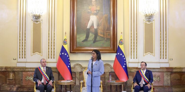 Presidenta (E) Delcy Rodríguez reafirma que el diálogo y el Acuerdo de Ginebra son la única vía para la solución de la controversia por el Esequibo