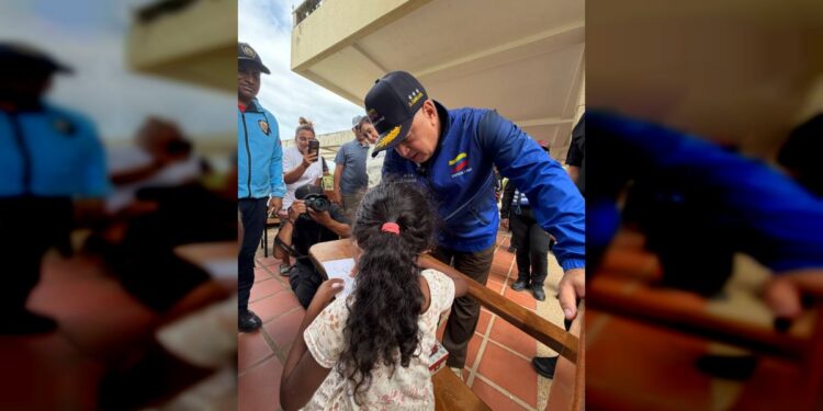 “No los vamos a dejar solos”: Cabello ratifica acompañamiento a las familias guaireñas