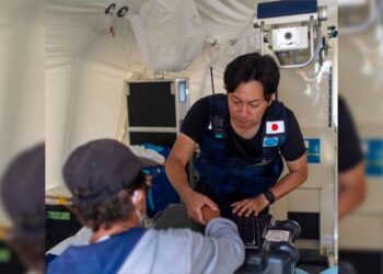 Hospital de campaña de Japón en La Guaira supera las 1.600 atenciones médicas tras sismo