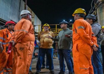 Supervisan avances operativos en la Planta Revemin de Minerven