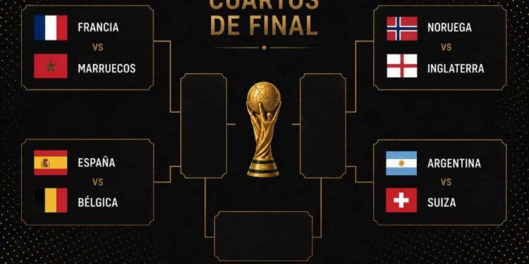 Definidos los cuartos de final del Mundial 2026: Ocho selecciones mantienen vivo el sueño de la gloria