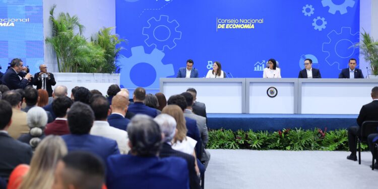Presidenta Delcy Rodríguez lidera masiva plenaria del Consejo Nacional de Economía