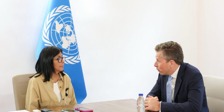 Presidenta (E) y la ONU coordinan acciones conjuntas ante la emergencia sísmica en Venezuela