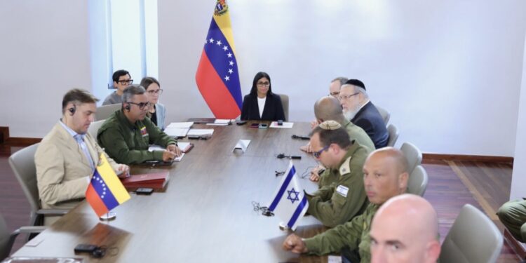 Presidenta Delcy Rodríguez agradece a delegación de Israel por asistencia humanitaria tras sismos en Venezuela