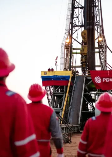 Producción petrolera venezolana alcanza su nivel más alto en más de 7 años al superar 1,23 millones de barriles diarios