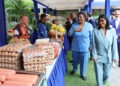 La primera ministra de Barbados, Mia Mottley, conoce el modelo productivo venezolano en el 23 de Enero