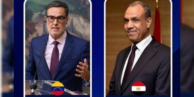 Venezuela y Egipto fortalecen cooperación bilateral tras sismo: Invitan a expertos egipcios para tareas de reconstrucción