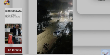 Alcaldía del Municipio Sucre se mantiene desplegada en territorio tras las intensas lluvias registradas este sábado