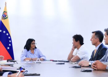 Presidenta Delcy Rodríguez se reúne con empresas de ingeniería sísmica Miyamoto International y TFI Solutions