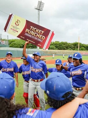 ¡Histórico! Venezuela clasifica por séptima vez consecutiva al Mundial de Béisbol Femenino