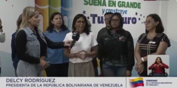 Presidenta Delcy Rodríguez supervisa Plan de Recuperación de Escuelas en Catia con 96% de avance