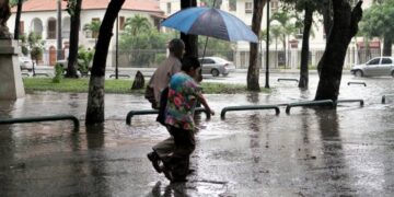 INAMEH pronostica lluvias intensas y descargas eléctricas en gran parte del país para este domingo
