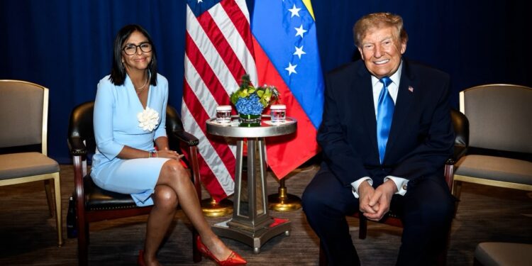 Presidenta Delcy Rodríguez y su homólogo Donald Trump sostuvieron encuentro de alto nivel en Nueva York