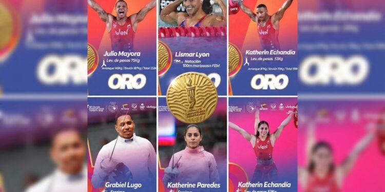 Venezuela brilla en Santa Fe 2026: Presidenta Delcy Rodríguez felicita a los medallistas de oro criollos