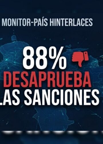 Periódico de la Patria y Multiplataforma Digital 27 Amplio rechazo nacional: 88 % de los venezolanos desaprueba las sanciones económicas