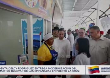 Presidenta Delcy Rodríguez entrega modernización del Bulevar de las Empanadas en Puerto La Cruz 4 Presidenta Delcy Rodríguez entrega modernización del Bulevar de las Empanadas en Puerto La Cruz
