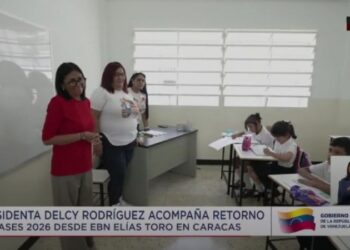 Presidenta Delcy Rodríguez acompaña el inicio del año escolar 2026-2027 4 Presidenta Delcy Rodríguez acompaña el inicio del año escolar 2026-2027