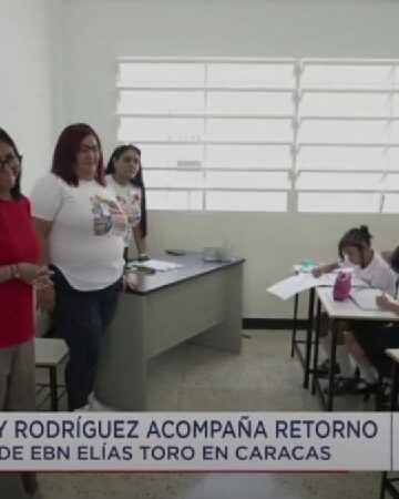 Presidenta Delcy Rodríguez acompaña el inicio del año escolar 2026-2027