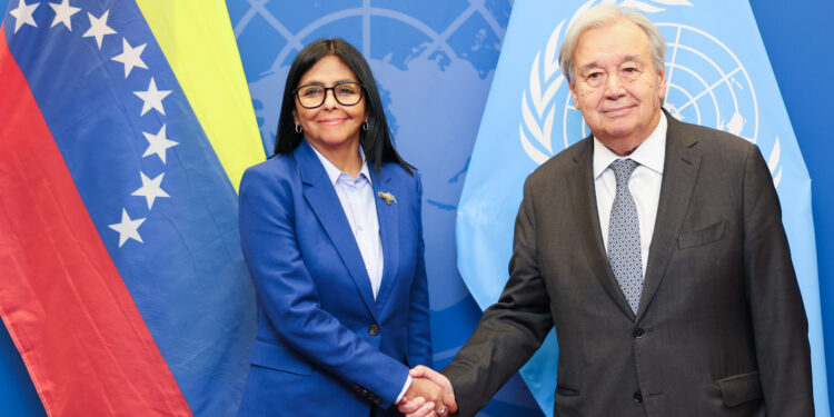 Mandataria nacional se reúne con el secretario general António Guterres, en la sede de la ONU 1 Mandataria nacional se reúne con el secretario general António Guterres, en la sede de la ONU
