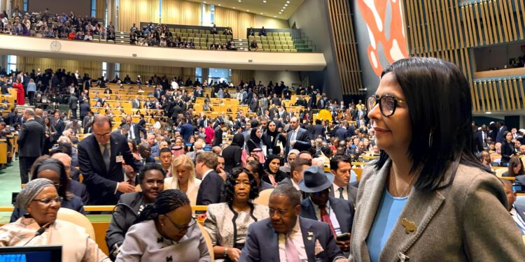 Presidenta Delcy Rodríguez habla este miércoles en la ONU